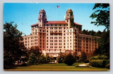 Vintage Arlington Hotel Postcard Hot Springs Arkansas 1956 Postmark