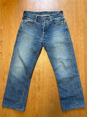 Warehouse Co DUBBLE WORKS 27001 W32 Selvedge Straight Jeans Made In JAPAN