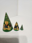 Vintage 5 Piece Nesting Doll Christmas Trees — photo 2