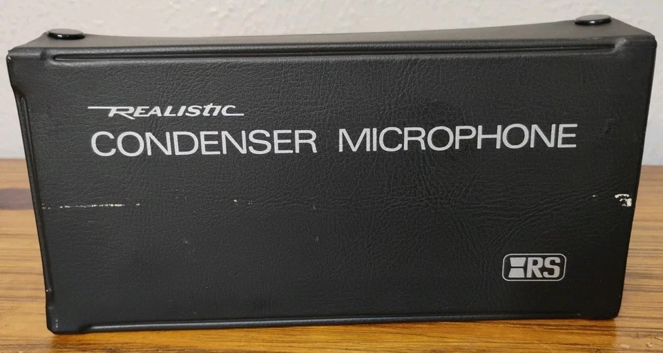 Micrófono condensador Electret REALISTIC con caja Foto 3 de 4