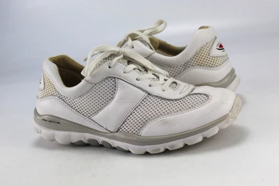 Gabor Rolling Soft  Gr.38,5 Uk.5,5 Damen Slipper Sneaker Leder Weiß  TOP   M 654 - Bild 1 von 4