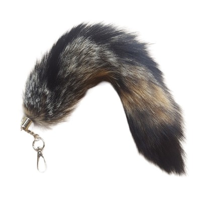 Fashion Lowrie Furs Tail Keyring Hanging Ornaments Bag Charm Pendant Car Keyring