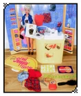 Vtg 1997 Mattel Cool Shoppin' Shopping Barbie Doll 17487 Near Complete Mall Shop