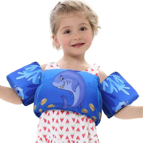 Toddler Swim Vest Kids Adjustable Strap Swimming Jacket Pool Floaties Learn Swim - Picture 12 of 12