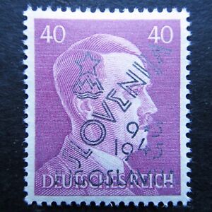 Germany Nazi 1941 1944 1945 Stamps MNH Adolf Hitler Overprint WWII Third Reich G
