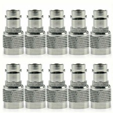 10Pcs Adapter BNC Female Jack To TNC Male Plug RF Connector Straight F/M  B5