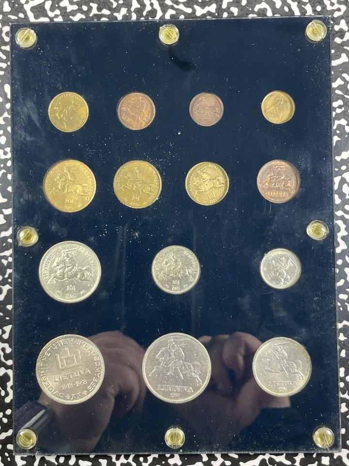 (1925-38) Lithuania Complete Coinage Set In Capital Plastic Lot#B2134 Silver! - Image 2 of 4