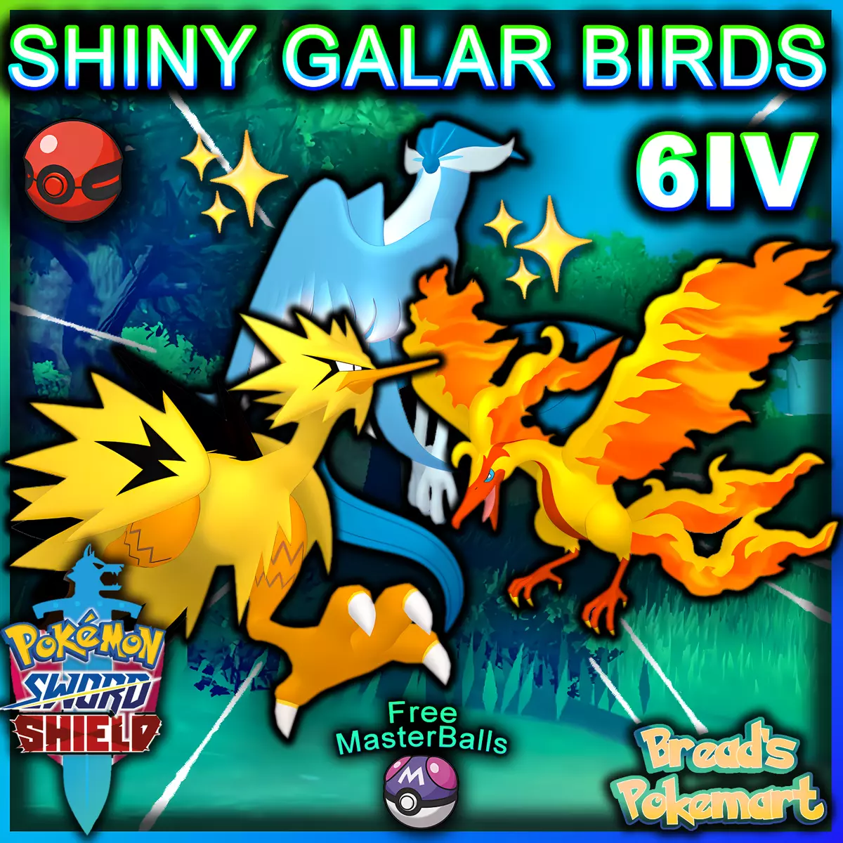 Zapdos Galarian  Pokémon Sword e Pokémon Shield