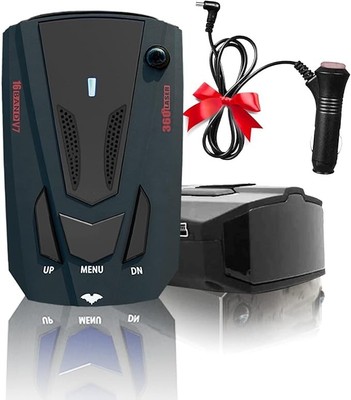 Radar-Detector with Long Range Detection, Mute Memory, Led Display, City/Highway