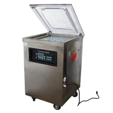 TECHTONGDA 110V Single Chamber Vacuum Packaging Machine Food Sealing Machine