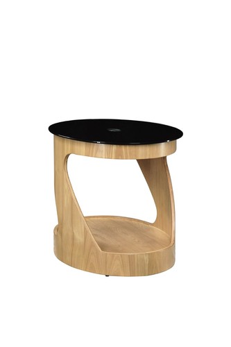 Brand New Oak Side / Lamp Table (JF304) - Picture 3 of 3