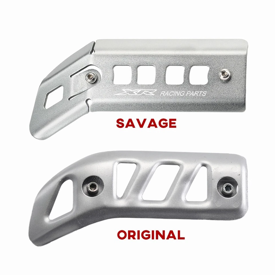 XR LOGO Manifolds Exhaust Shield Protectors For HONDA XR400R XR 250R 1996-2004 - Image 2 of 4