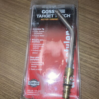 GOSS GA-11 ACETYLENE TARGET TIP TURBINE FLAME Torch GG-4