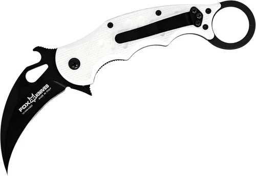 Fox Knives #479W, G10, Emerson Wave,  N690Co Blade, Folding Karambit (Italy)