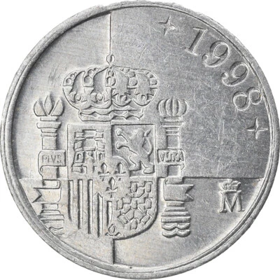 [#886260] Monnaie, Espagne, Juan Carlos I, Peseta, 1998, Madrid, SUP, Aluminium, - Photo 1/2