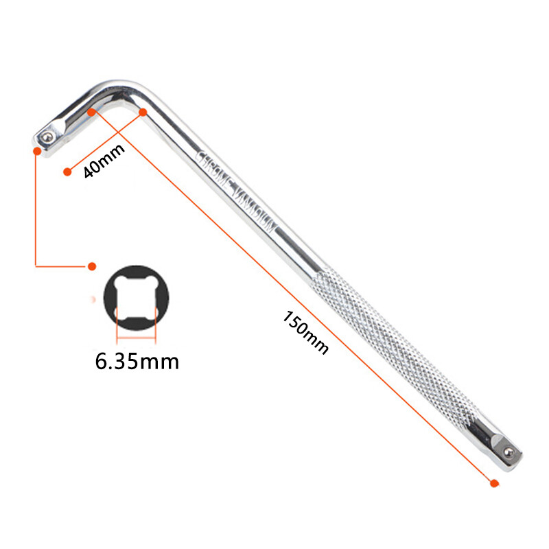 2pc L Type Socket Bent Bar L-Handle Sockets Wrench Repair Hand