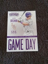2015 Panini Contenders Game Day Alex Bregman LSU Baseball Card #2