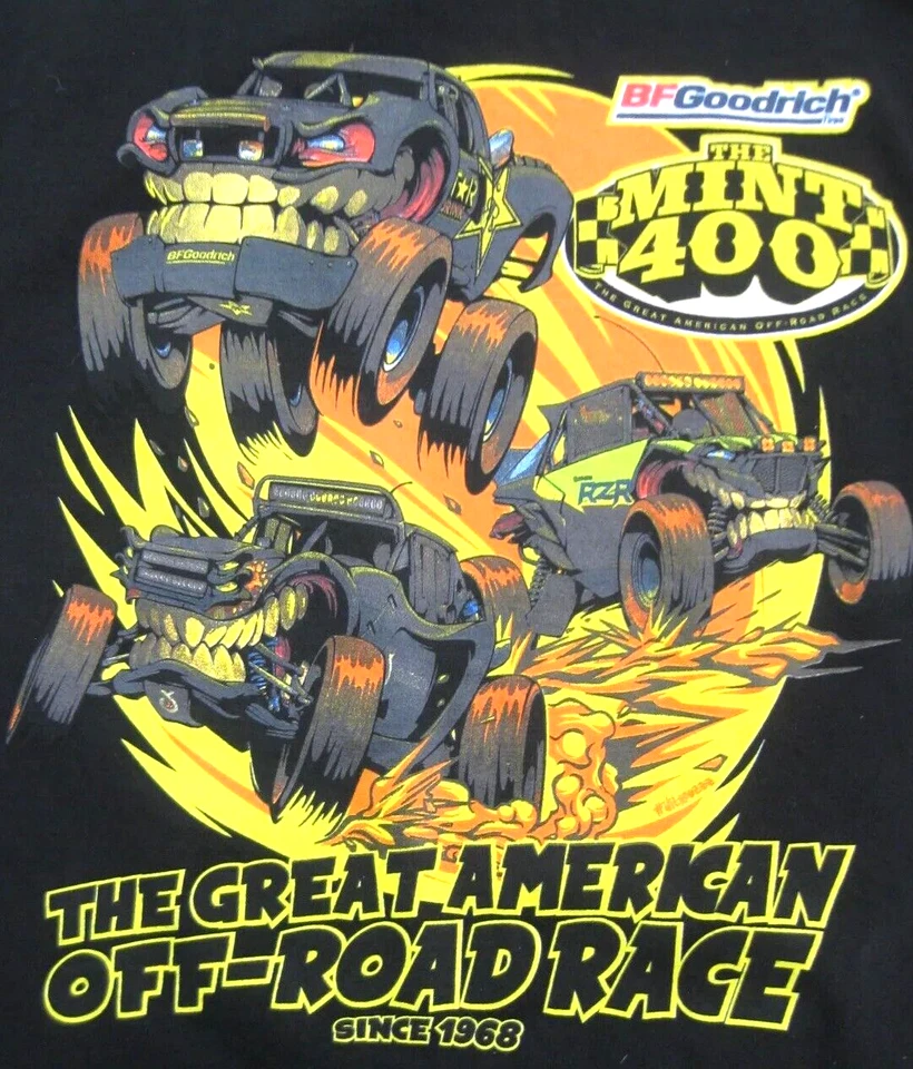 Новая детская футболка 400 черный размер: маленький The Great American внедорожник гонки хлопок - Изображение 2 из 4