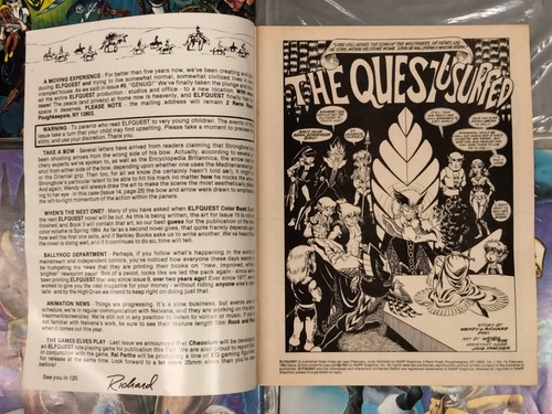 Elfquest 4 Comic Lot #14,15,16,17 Wendy Pini Warp 1982-83 1st Print - Bild 9 von 20
