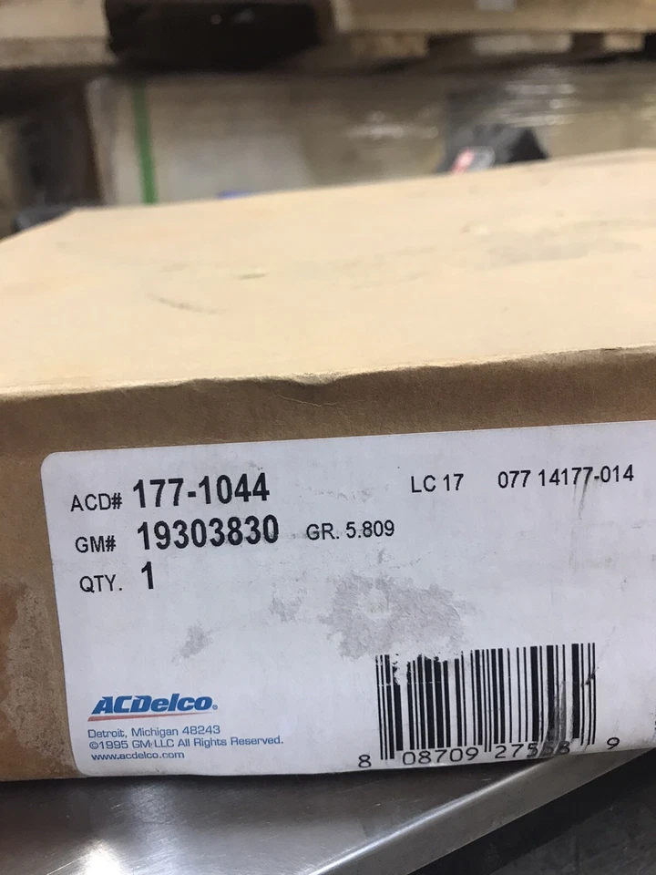 GENUINE GM ACDELCO 19303830 BRAKE ROTOR 177-1044 - Image 2 of 2
