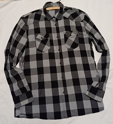 Livergy Herren Hemd Gr. L 41/42 langarm kariert A7