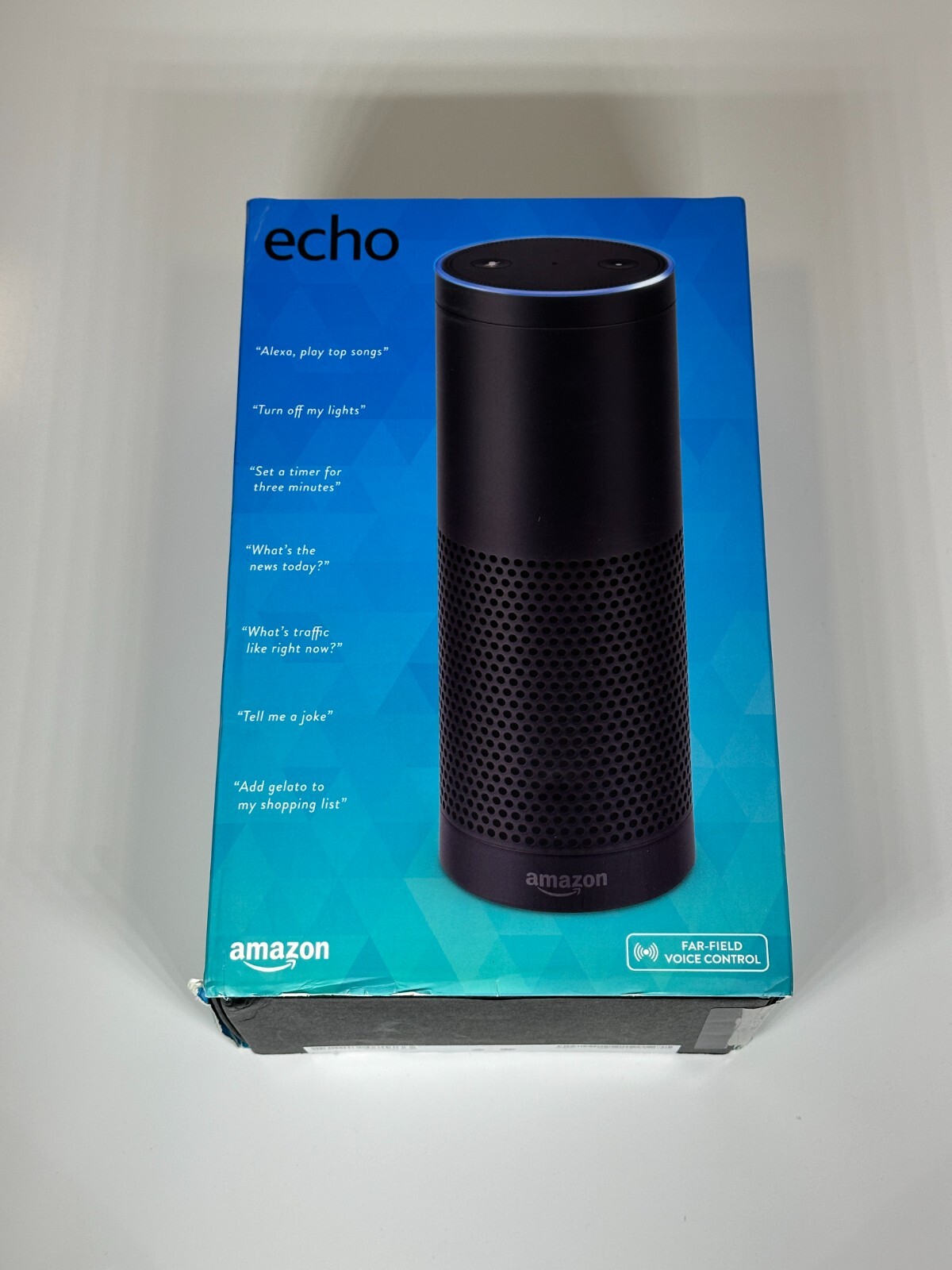 Amazon Echo Wi-Fi Smart Speaker  Alexa 1st Gen Black - Brand New-image