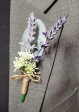 Rustic Wedding Style Boutonniere, Wedding Accessories, Prom