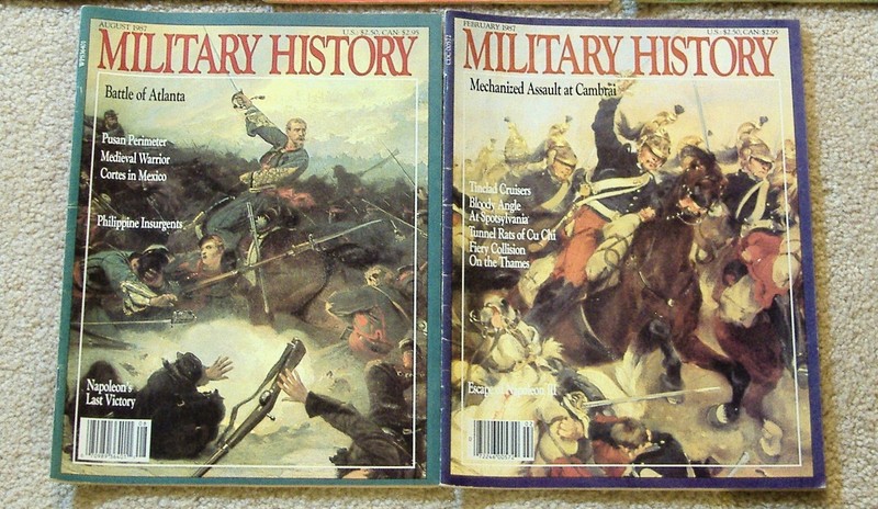 Military History Magazines (2) Feb. 87,  Aug. 87