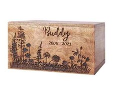 Personalized Pet Urn for Dog or Cat Ashes Custom Cremation Urn Pet Loss Sympathy