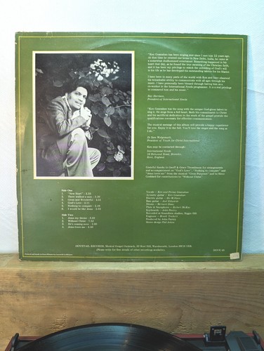 KEN GNANAKAN - JESUS MY THEME - Ex. 1977 12" Vinyl LP - UK 1st Press Rare Record - Picture 10 of 18