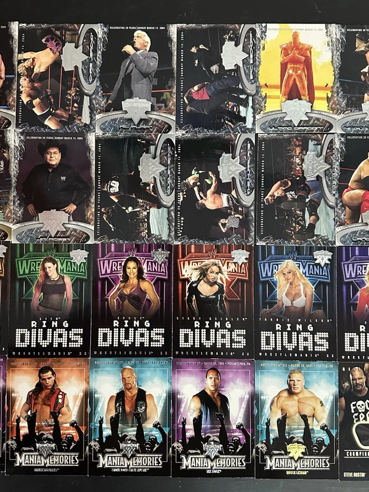 Tarjetas coleccionables de lucha libre Fleer WWE WrestleMania XX - 2004 - Lote 28 - OBO Foto 3 de 4