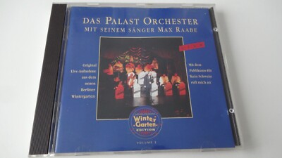 CD Das Palast Orchester mit seinem Sänger Max Raabe LIVE Wintergarten Edition V3