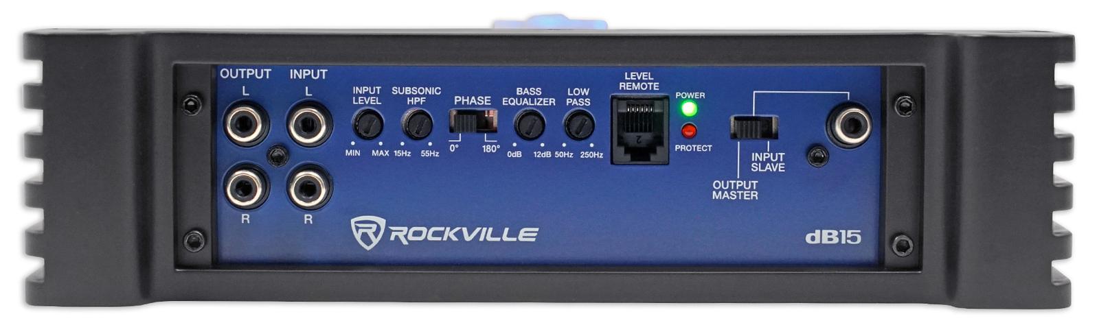 Rockville dB15 6000 Вт Пиковый 1500 Вт Среднеквадратичный Монофонический усилитель на 2 Ом Комплект усилителей