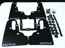 [SR] 2015-2021 Mud Flaps Set BLACK with Hardware Kit & Custom Vinyl B (NEW)