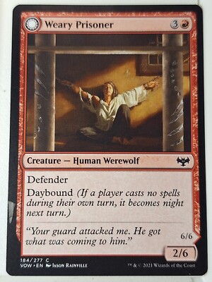 Weary Prisoner - Innistrad: Crimson Vow - Magic the Gathering MTG Nice!