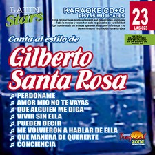 Karaoke Latin Stars 23 Gilberto Santa Rosa Vol. 1