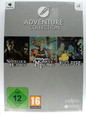 Adventure Collection Vol. 1 Tales of Monkey Island + Sherlock Holmes + Full Pipe