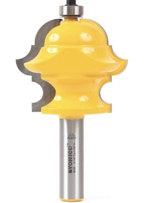 Yonico 16155 - Architectural Molding Router Bit, Multi Profile