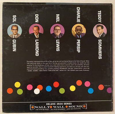 VARIOUS - CATS GO WILD Don Lamond Mel Lewis Charlie Persip Sol