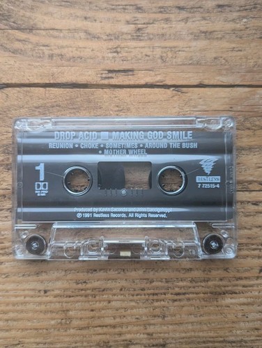 DROP ACID MAKING GOD SMILE (1991) CASSETTE TAPE KEVIN 7 SECONDS U.S.A. - Picture 5 of 5