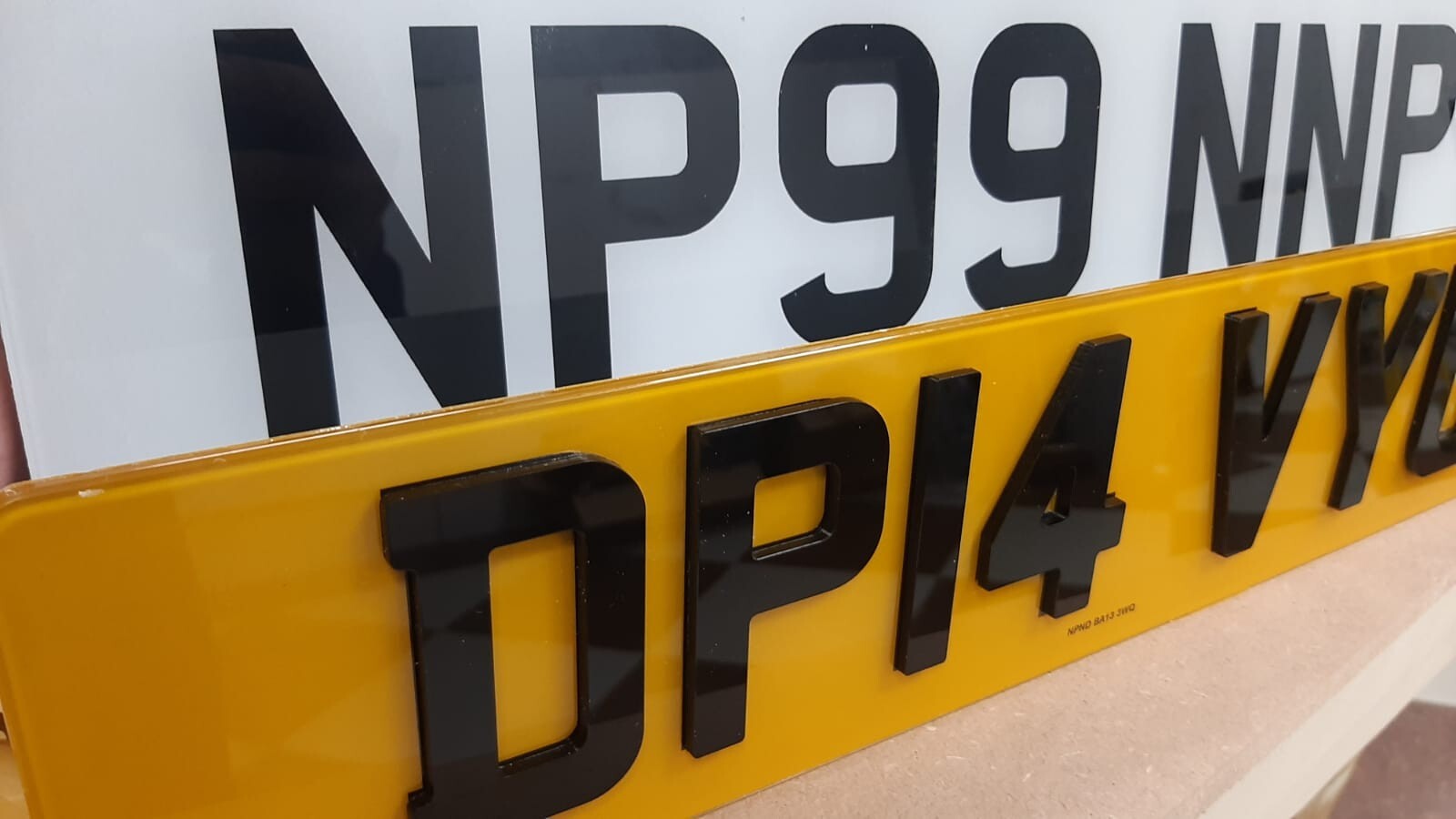 PREMIUM MOT/ROAD Legal Car Registration Number Plates STANDARD/3D/4D eBay