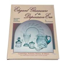 Elegant Glassware of the Depression Era Revised 5th Edition Book Vintage