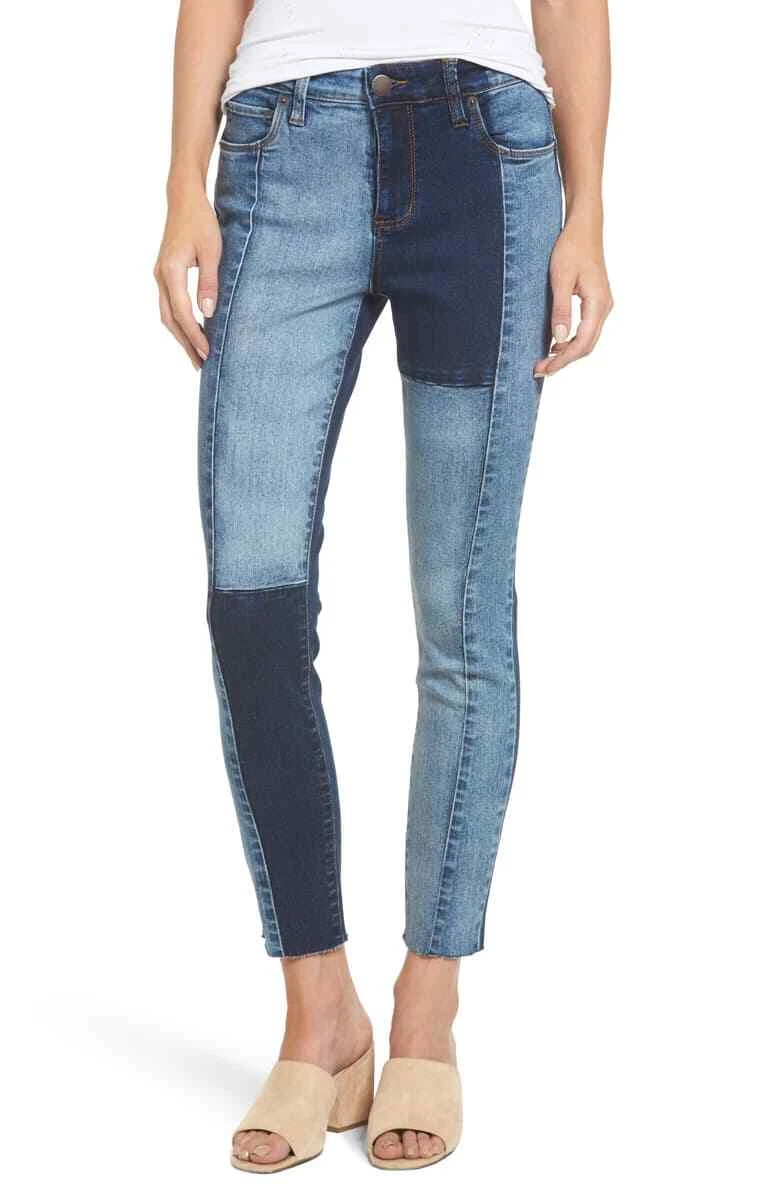 STS Blue Piper Ankle Skinny Jeans Size 29 Pacific Coast Colorblock
