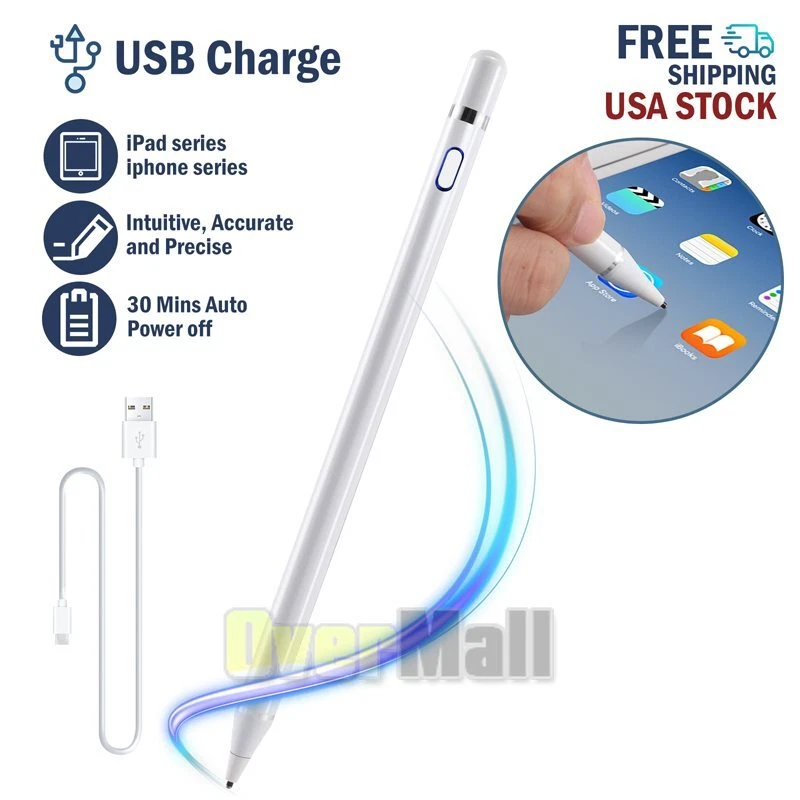 Карандаш стилус для iPad iPhone Samsung Galaxy планшетов телефонов ручка емкостный экран - Изображение 3 из 4