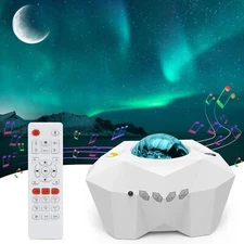 Northern Lights Galaxy Projector Lamp Star Projection Night Light + Remote New