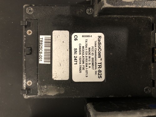 Telex Radiocom BTR-800/+4 TR-800 C6 band Intercom No Batteries & No Antenna - Picture 6 of 14