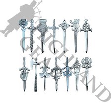 Vintage Style Kilt Pin - Scottish Highland Accessory Various Design