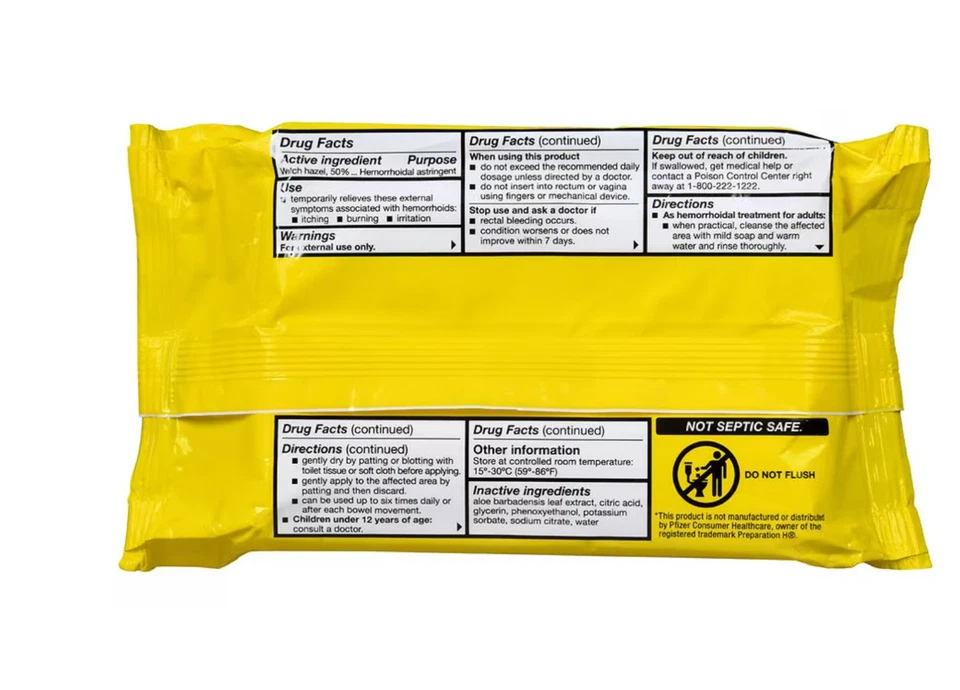 2 PACOTES de toalhetes medicinais Walgreens resfriamento hemorróida 48 toalhetes validade 26/08 - Imagem 2 de 4