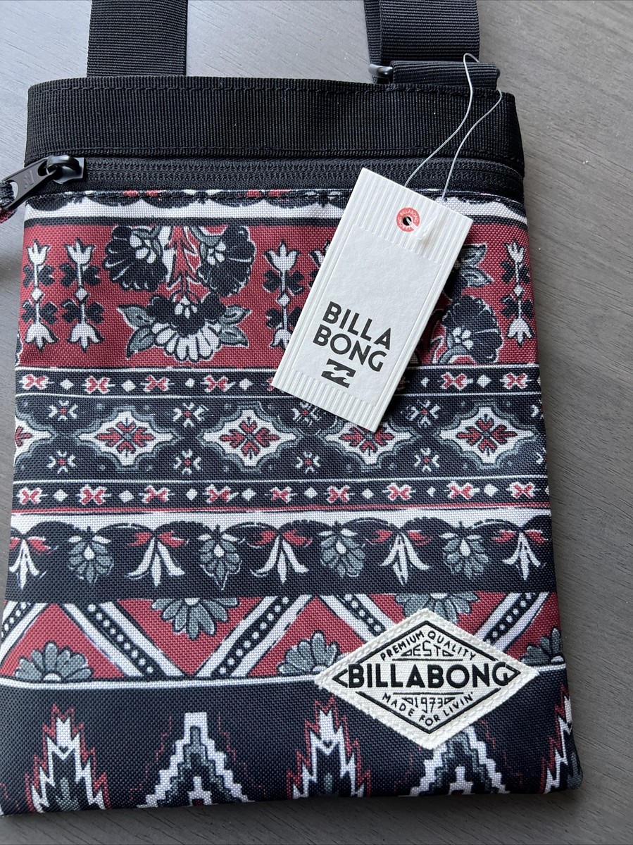 Billabong Shoulder Purse Bag Multicolor Aztec Print Canvas  display picture 3