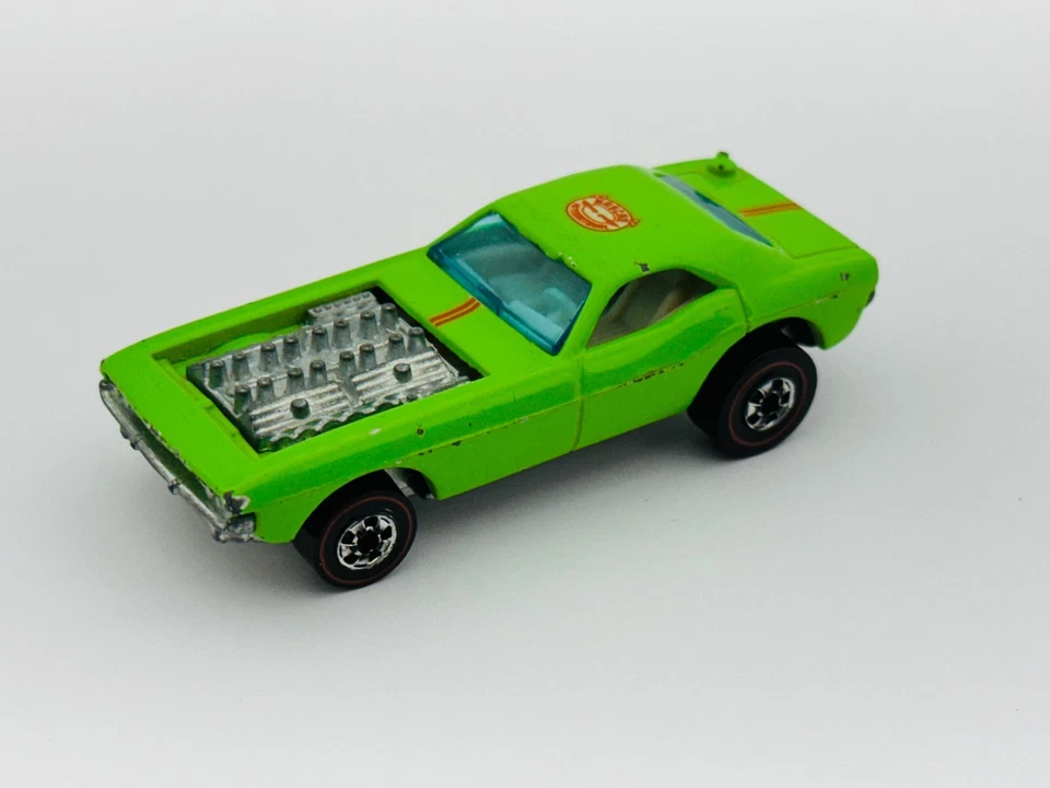 Hot Wheels Redline Show Off 1973 esmalte verde claro ¡Muy bonito!!! ¡SOLO 2 PAQUETES!! Foto 2 de 4